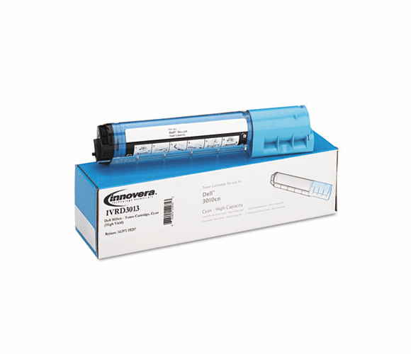 IVRD3013 D3013 Compatible, Remanufactured, 341-3571 (3010) Toner, 4000 Yield, Cyan By INNOVERA