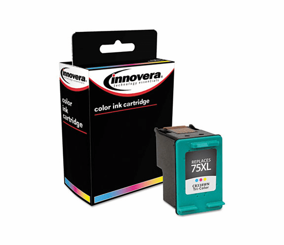 IVRH75XLCL H75XLCL Compatible, Remanufactured, CB338WN (75XL) Ink, 520 Yield, Tri-Color By INNOVERA