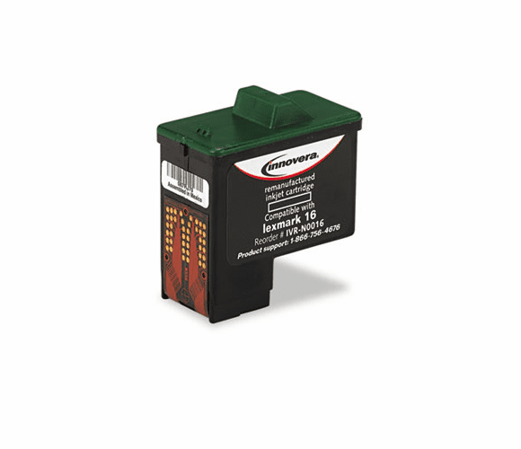 IVRN0016 N0016 Compatible, Remanufactured, 10N0016 (#16) Ink, 410 Yield, Black By INNOVERA