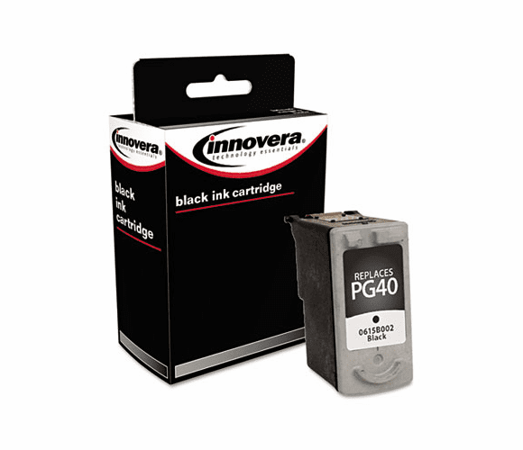 IVRPG40 PG40 Compatible, Remanufactured, 0615B002 (PG40) Ink, 442 Yield, Black By INNOVERA
