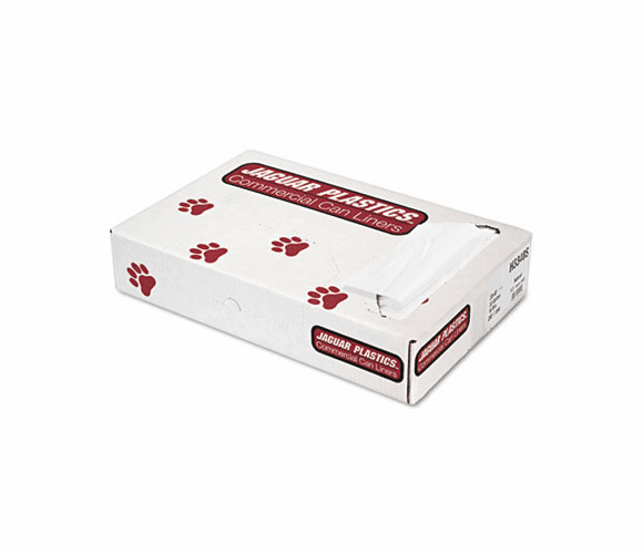 JAGH3340S Super Extra-Heavy Liners, 33 gal, 16 mic, 33 x 40, Natural, 200/Carton By JAGUAR PLASTICS