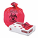 JAGIW2432R Health Care "Biohazard" Printed Liners, 1.3mil, 24 x 32, Red, 250/Carton By JAGUAR PLASTICS