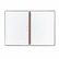 JDKB67004 Twinwire Black Hardcover Notebook, Ruled, 8-1/4 x 11-3/4, White, 70-Sheet By MEAD PRODUCTS