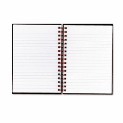 JDKJ66527 Twinwire Hardcover Notebook, Legal Rule, 4-1/5 x 8-7/8, White, 70 Sheets By MEAD PRODUCTS