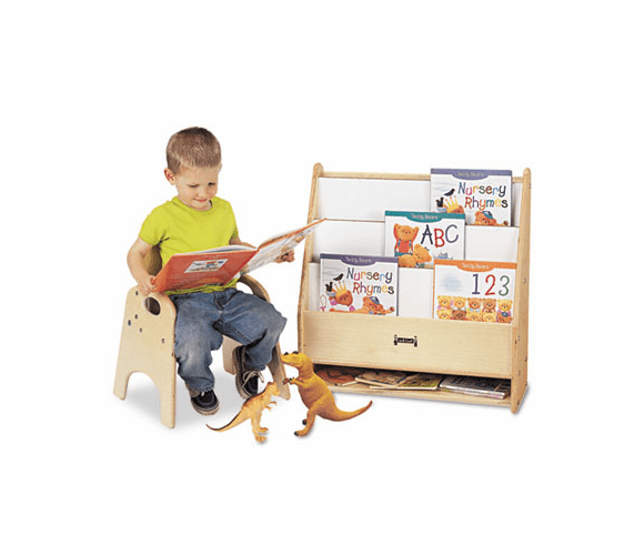 JNT0071JC Toddler Pick-a-Book Stand, 24w x 9d x 25h, Birch By JONTI-CRAFT, INC.