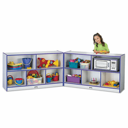 JNT0292JCWW004 Rainbow Accents Fold-n-Lock Storage Unit, 48w x 15d x 29-1/2h, Purple By JONTI-CRAFT, INC.