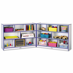 JNT0369JCWW003 Rainbow Accents Fold-n-Lock Storage Unit, 48w x 15d x 35-1/2h, Blue By JONTI-CRAFT, INC.