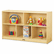 JNT0392JC Low Single Mobile Storage Unit, 48w x 15d x 29-1/2h, White By JONTI-CRAFT, INC.