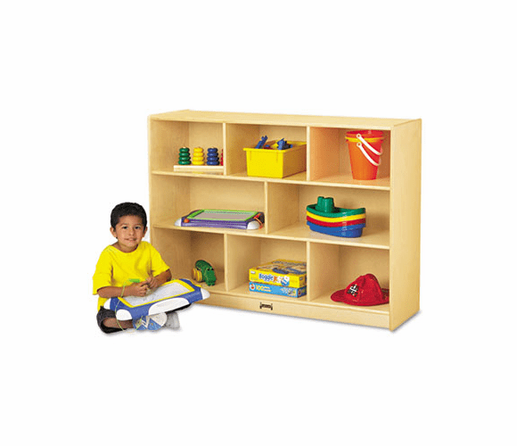 JNT2691JC Super-Sized Single Mobile Storage Unit, 48w x 15d x 35-1/2h, White By JONTI-CRAFT, INC.