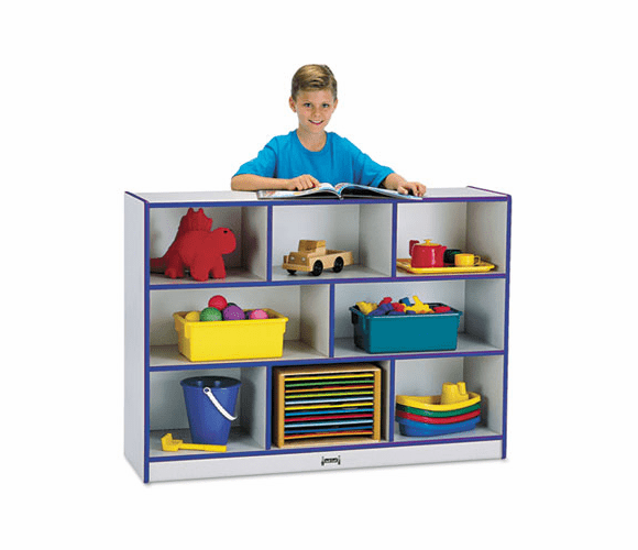 JNT2691JCWW004 Rainbow Accents Single Storage Units, 48w x 15d x 35-1/2h, Purple/Freckled Gray By JONTI-CRAFT, INC.