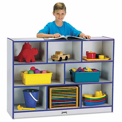 JNT2691JCWW004 Rainbow Accents Single Storage Units, 48w x 15d x 35-1/2h, Purple/Freckled Gray By JONTI-CRAFT, INC.
