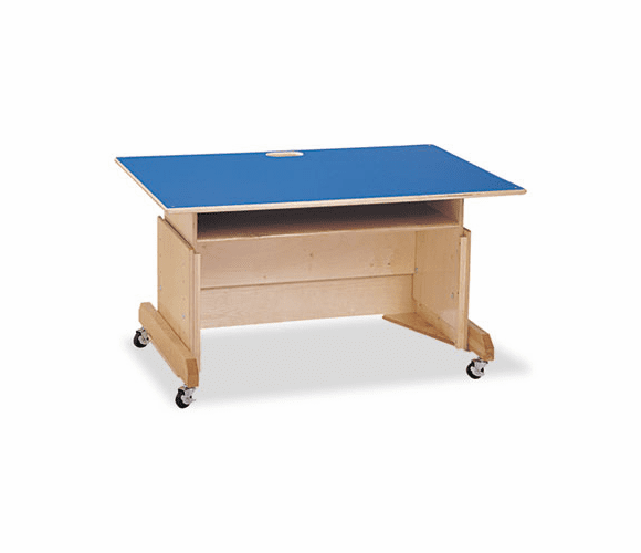 JNT3452JC Computer Table, 42w x 29d x 18h, Blue By JONTI-CRAFT, INC.
