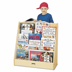 JNT3514JC Pick-a-Book Stand Wish Flush Back, 30w x 13-1/2d x 27-1/2h, Birch By JONTI-CRAFT, INC.