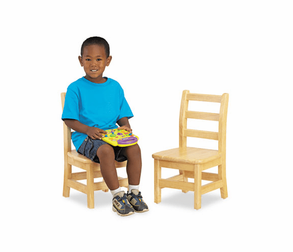 JNT5908JC2 Kydz Ladderback Chair, 8" High Seat, 2/Carton By JONTI-CRAFT, INC.