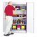 JNT5950JC004 Rainbow Accents Deluxe Classroom Closet, 36w x 24d x 72h, Purple By JONTI-CRAFT, INC.