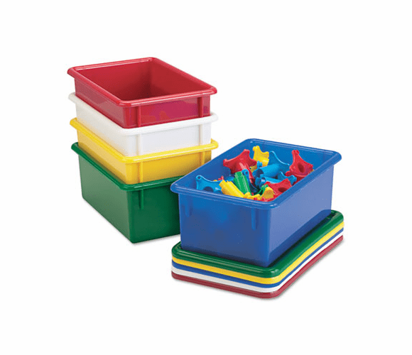 JNT8000JC Cubbie Trays, 8-5/8w x 13-1/2d x 5-1/4h, Red By JONTI-CRAFT, INC.