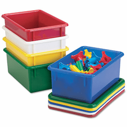 JNT8001JC Cubbie Tray Lids, 8-5/8w x 13-1/2d, Red By JONTI-CRAFT, INC.