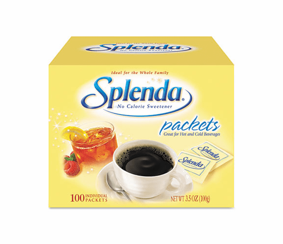 JOJ200022 No Calorie Sweetener Packets, 100/Box By MCNEIL - DIV OF JOHNSON&JOHNSON