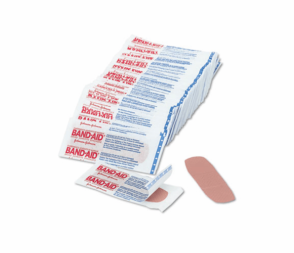 JOJ5644 Plastic Adhesive Bandages, 1 x 3, 100/Box By JOHNSON & JOHNSON