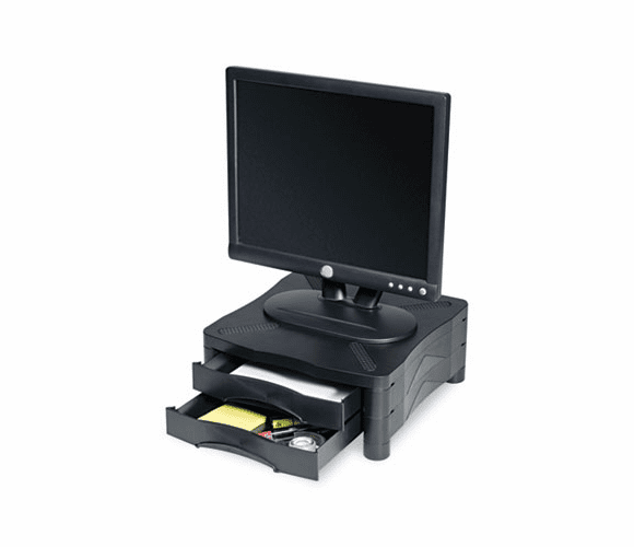 KCS10369 Monitor/Printer Stand w/2 Drawers,13 x 13 1/2 x 5 3/4, Black By KELLY COMPUTER SUPPLIES