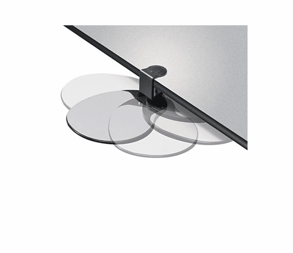 KCS10405 Clamp On Mouse Platform, 7-3/4w x 8d x 1/2h, Black By KELLY COMPUTER SUPPLIES