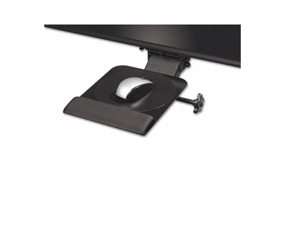 KCS17950 Dual Swivel Adjustable Mouse Platform, 9-1/2w x 11d x 1h, Black By KELLY COMPUTER SUPPLIES