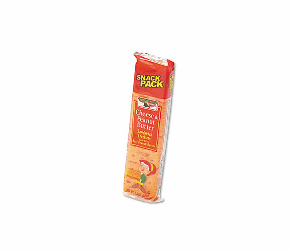 KEB21165 Sandwich Crackers, Cheese & Peanut Butter, 8-Piece Snack Pack, 12 Packs/Box By KEEBLER COMPANY