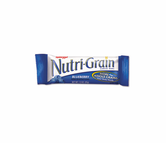KEB35745 Nutri-Grain Cereal Bars, Blueberry, Indv Wrapped 1.3oz Bar, 16 Bars/Box By KELLOGG'S