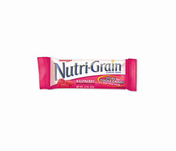 KEB35845 Nutri-Grain Cereal Bars, Raspberry, Indv Wrapped 1.3oz Bar, 16 Bars/Box By KELLOGG'S