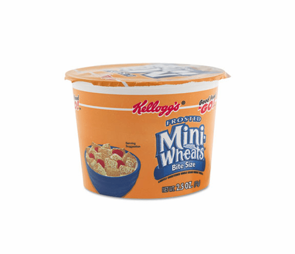 KEB42799 Breakfast Cereal, Frosted Mini Wheats, Single-Serve, 6 Cups/Box By KELLOGG'S