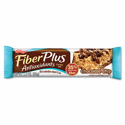 KEB48722 FiberPlus Bars with Antioxidants, Chocolate Chip, 1 1/5 oz. Bar, 6/Box By KELLOGG