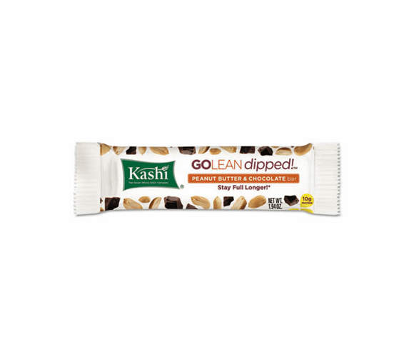 KEB51464 Kashi Go Lean Protein & Fiber Bars, Peanut Butter & Chocolate, 1.94 oz, 12/Box By KELLOGG'S