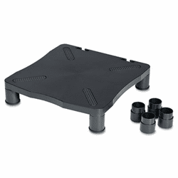 KCS10367 Monitor/Printer Stand,13 1/4 x 13 1/2 x 4, Black By KELLY COMPUTER SUPPLIES