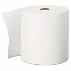KIM01000 SCOTT High-Capacity Hard Roll Towels, 8 x 1000', White, 12/Carton By KIMBERLY CLARK