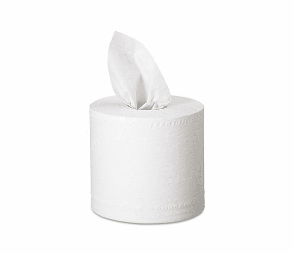 KIM01010 SCOTT Center-Pull Towels, 8 x 15, White, 500/Roll, 4/Carton By KIMBERLY CLARK