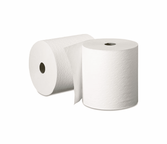 KIM01080 KLEENEX Hard Roll Towels, 8 x 425', White, 12/Carton By KIMBERLY CLARK