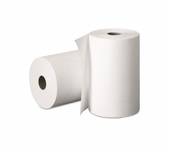 KIM02068 SCOTT Hard Roll Towels, 8 x 400', White, 12/Carton By KIMBERLY CLARK
