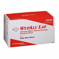 KIM03046 WYPALL L40 Wipers, 10 4/5 x 10, POP-UP Box, White, 90/Box, 9/Carton By KIMBERLY CLARK
