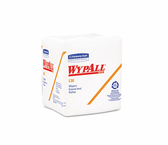 KIM05812 WYPALL L30 Wipers, 12 1/2 x 13, 90/Box, 12/Carton By KIMBERLY CLARK