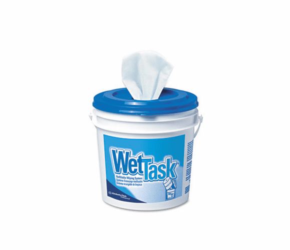 KIM06411 KIMTECH PREP Wipes for WETTASK System, 12 x 12 1/2, 90/Roll, 6/Carton By KIMBERLY CLARK