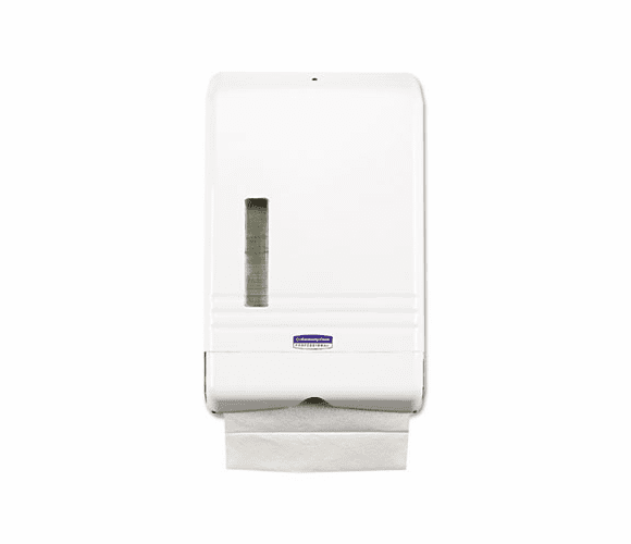 KIM06904 KLEENEX SLIMFOLD Towel Dispenser, 8 7/8 x 2 3/4 x 14 3/8, White By KIMBERLY CLARK