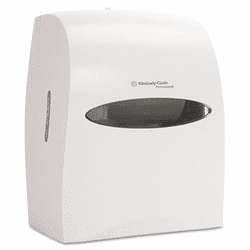 KIM09993 WINDOWS Touchless Electronic Roll Towel Dispenser, 13 3/50 x 11 x 16 9/10, White By KIMBERLY CLARK
