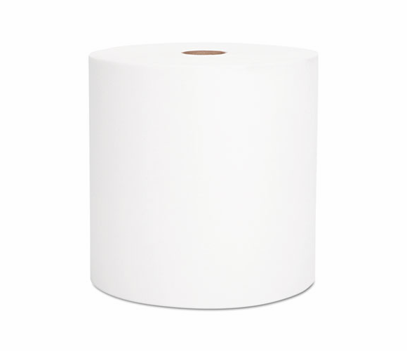 KIM10191 SCOTT Hard Roll Towels, 8 x 1000', White, 6/Carton By KIMBERLY CLARK