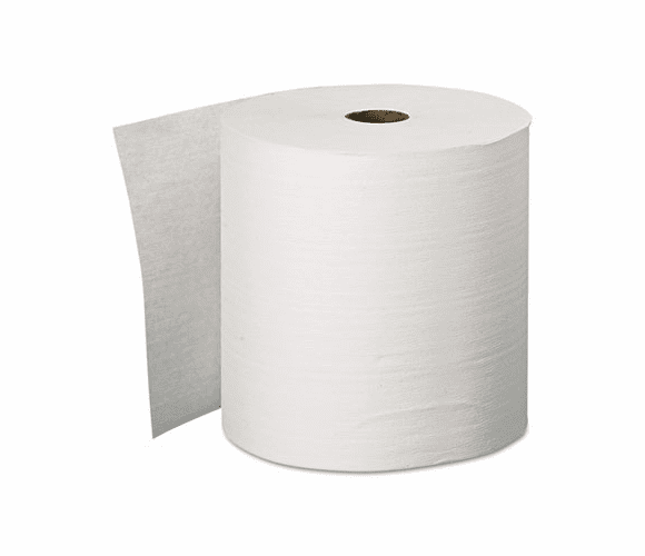 KIM11090 KLEENEX Hard Roll Towels, 8" x 600', White, 6/Carton By KIMBERLY CLARK