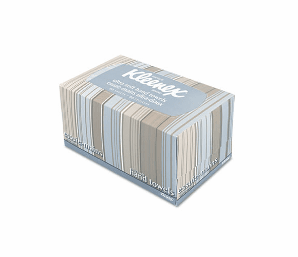 KIM11268 KLEENEX Ultra Soft Hand Towels, POP-UP Box, White, 70/Box By KIMBERLY CLARK