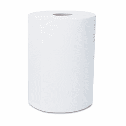 KIM12388 SCOTT SLIMROLL Hard Roll Towels, 8" x 580', White, Roll, 6/Carton By KIMBERLY CLARK