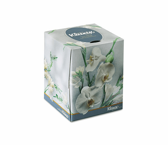 KIM21269 KLEENEX BOUTIQUE Two-Ply White Facial Tissue, 95 Tissues/Box, 36 Boxes/Carton By KIMBERLY CLARK