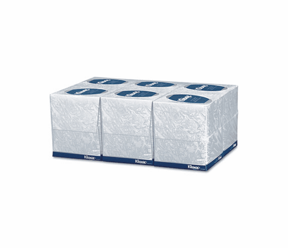 KIM21271 KLEENEX White Facial Tissue, 2-Ply, POP-UP Box, 95/Box, 6 Boxes/Pack By KIMBERLY CLARK