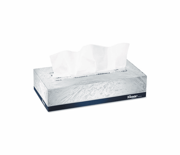 KIM21400BX KLEENEX White Facial Tissue, 2-Ply, POP-UP Box, 100/Box By KIMBERLY CLARK