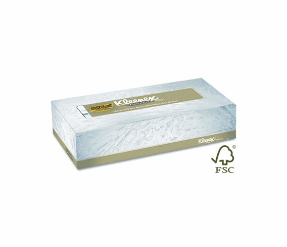 KIM21601BX KLEENEX SOFTBLEND Facial Tissue, 2-Ply, White, 125/Box By KIMBERLY CLARK